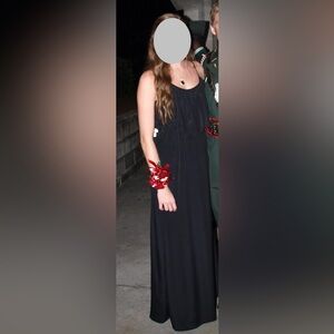 Size Medium, Black Maxi Dress